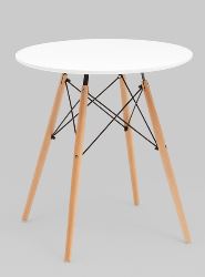 80_35 Стол круглый EAMES DSW NEW D70 белый