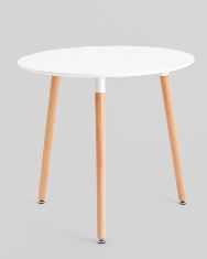 80_32 Стол круглый EAMES DST NEW D=80 белый